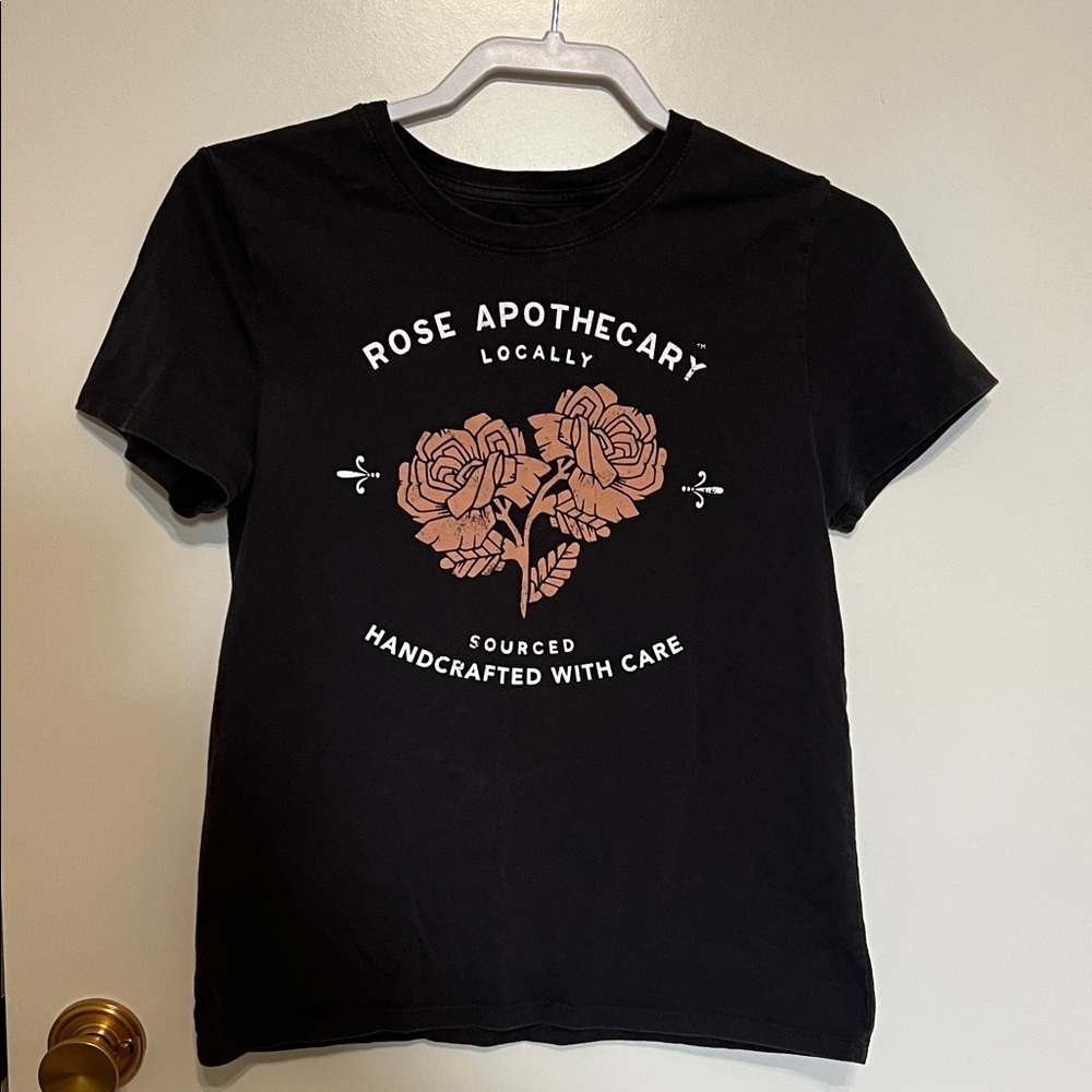 Rose Apothecary Black Short Sleeve Tee